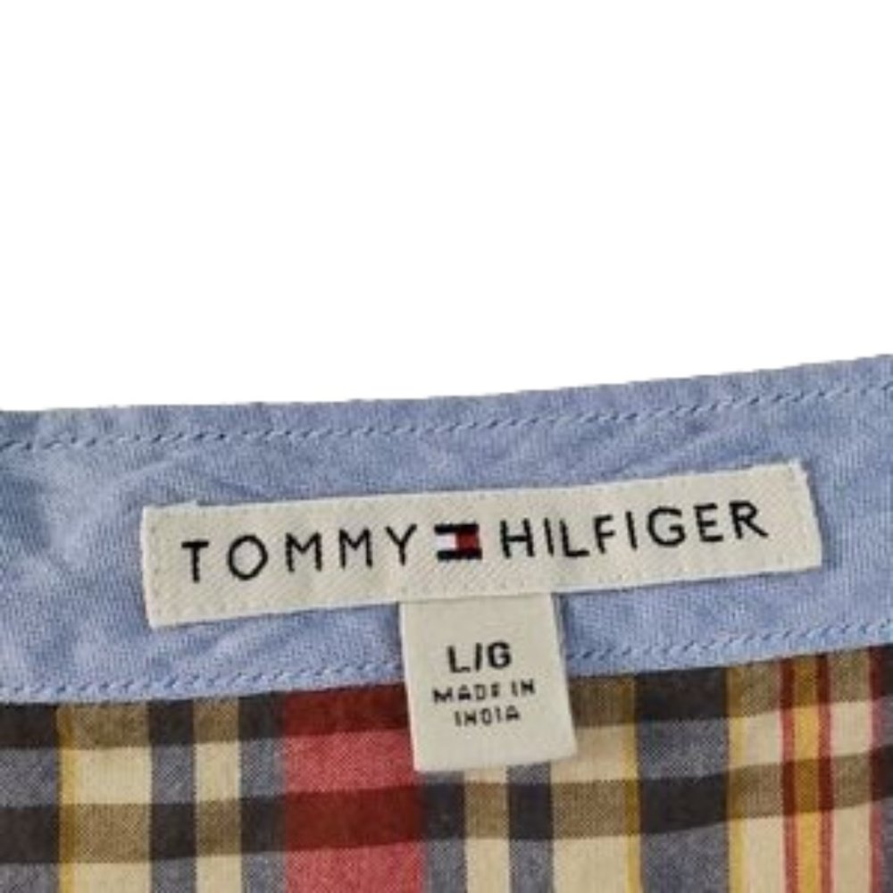 Tommy Hilfiger | Plaid button down pleated tank L - Picture 10 of 11